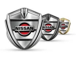 Nissan Emblema Metal Insignia Ultimo Moda Macizo Metálico